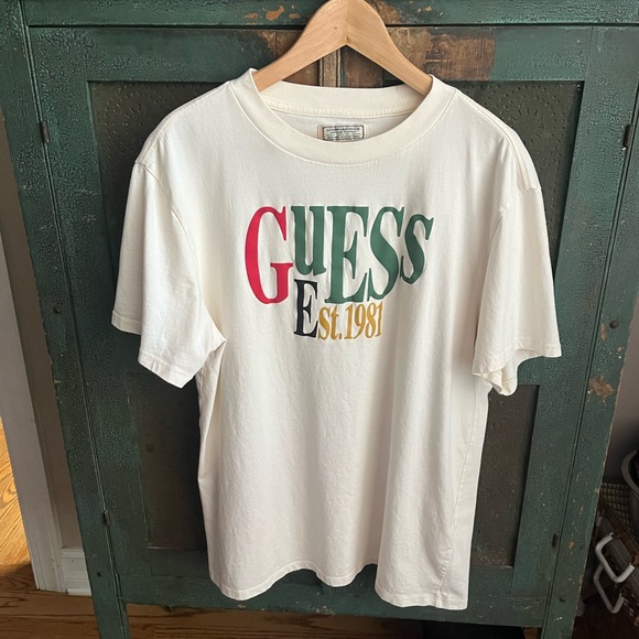 Vintage Originals Guess Est. 1981 Logo Graphic Shirt - Picture 1 of 7